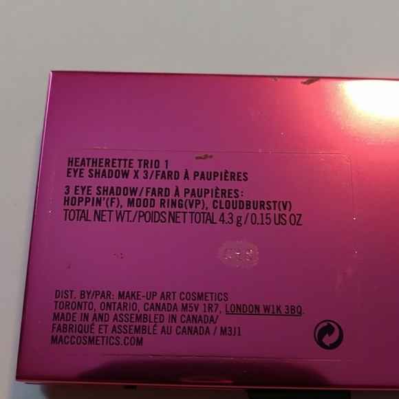 MAC Heatherette - Trio 1 (Collectible) - Picture 3 of 8